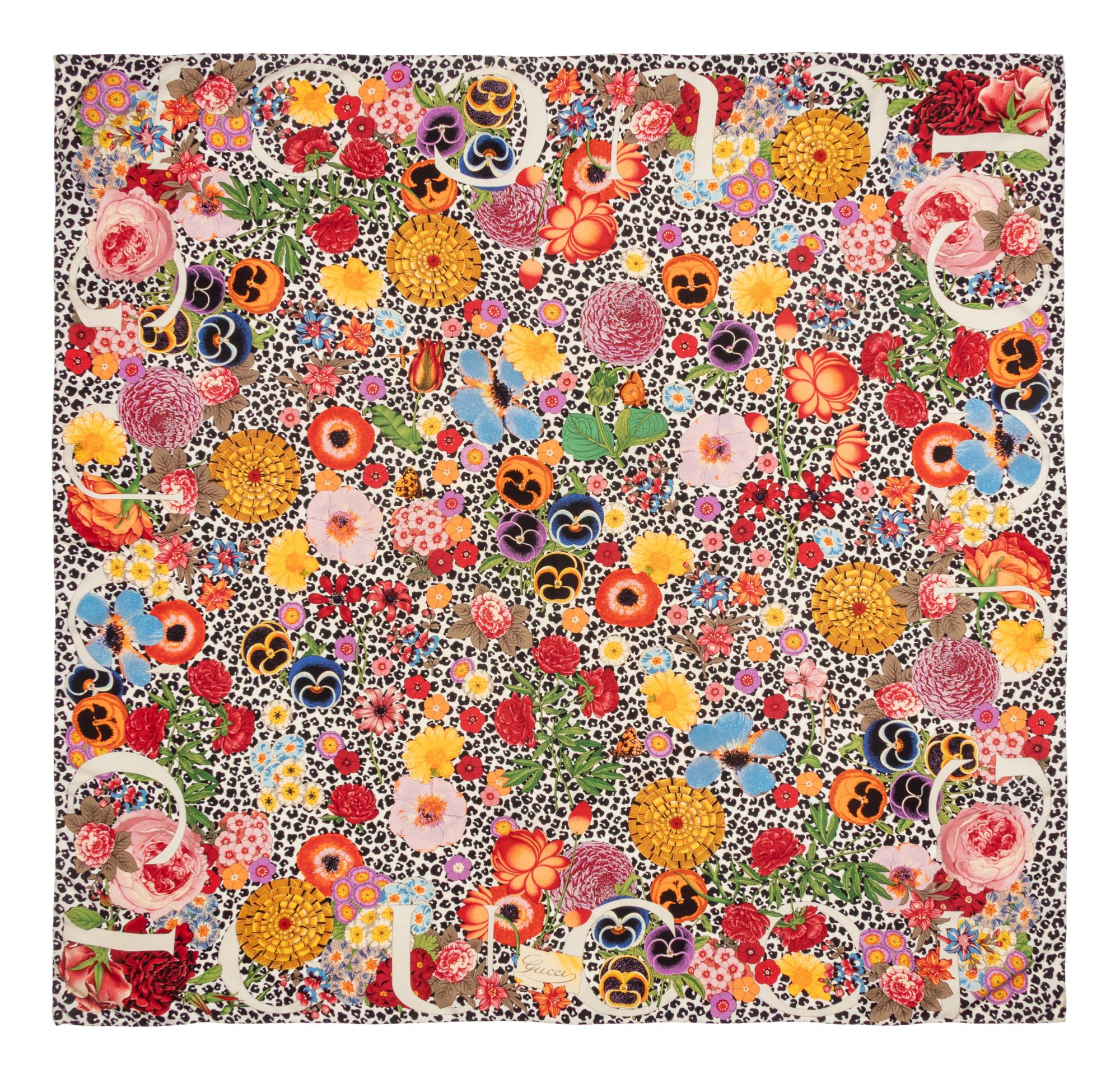 Group of Five Designer Scarves