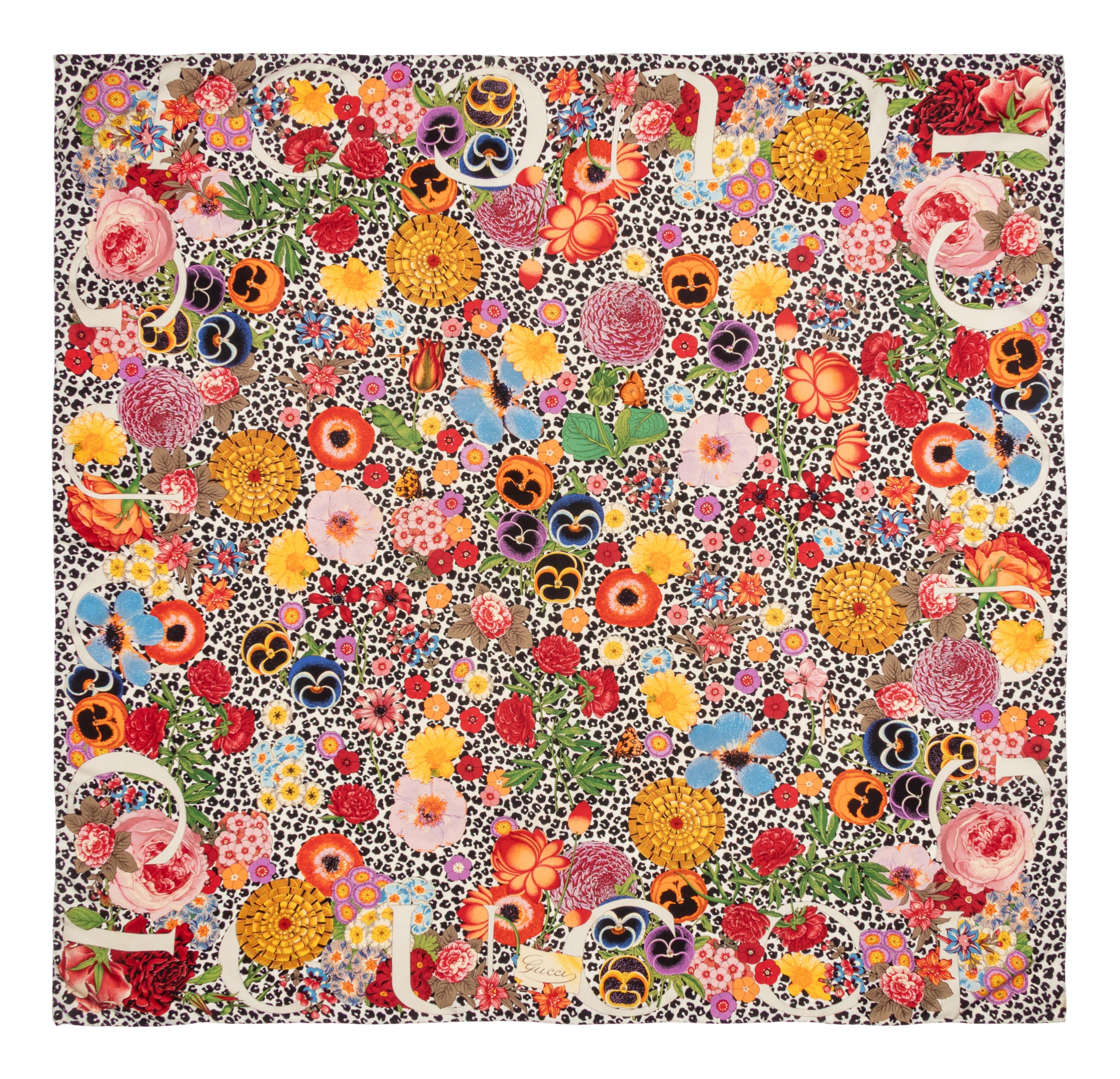 Group of Five Designer Scarves