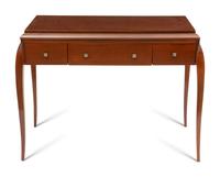 A French Art Deco Mahogany Writing Desk