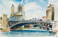 Henry Whitman, (American, 20th century), Michigan Avenue