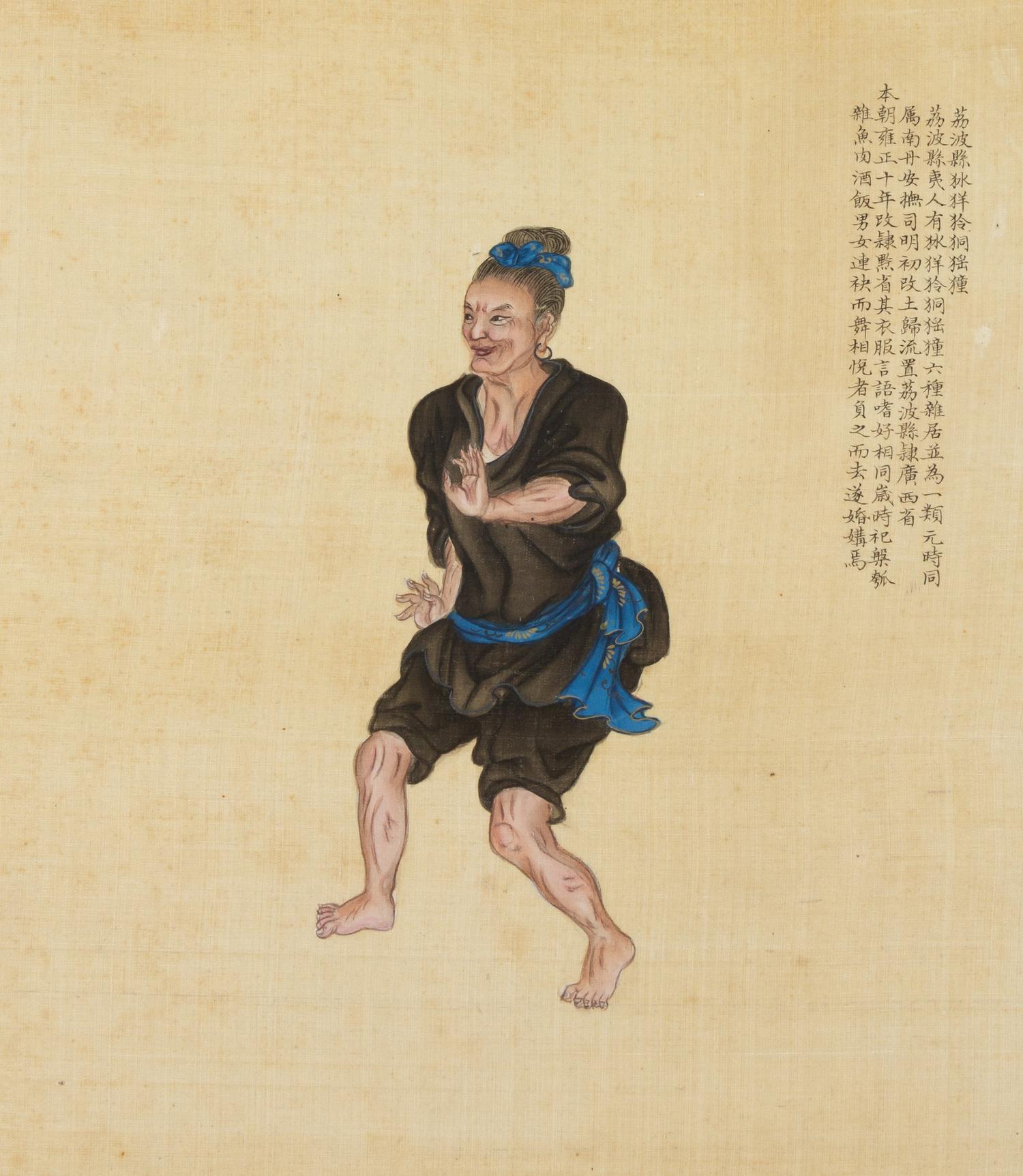 Two Portraits of People from Libo County from Series: Portraits of Periodical Offering