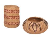 Tohono O'odham, Nez Perce, and Salish Baskets