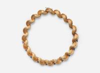 An 18K Yellow Gold, Diamond, and Sapphire Collar Necklace