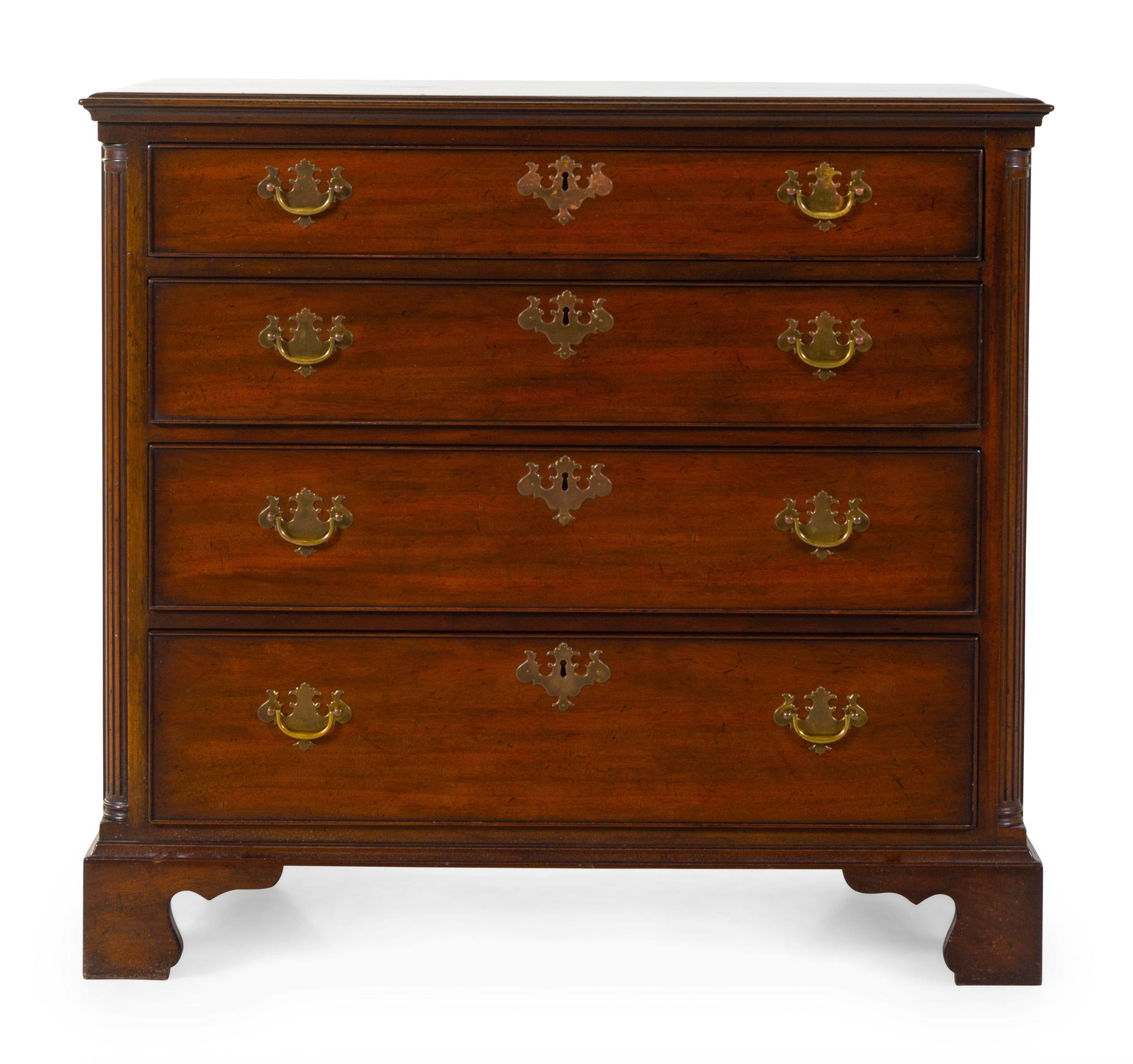A Chippendale Style Mahogany Chest of Drawers