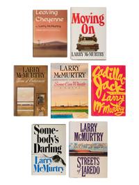 McMURTRY, Larry (1936–2021). A group of 7 FIRST EDITIONS, SOME SIGNED, comprising: