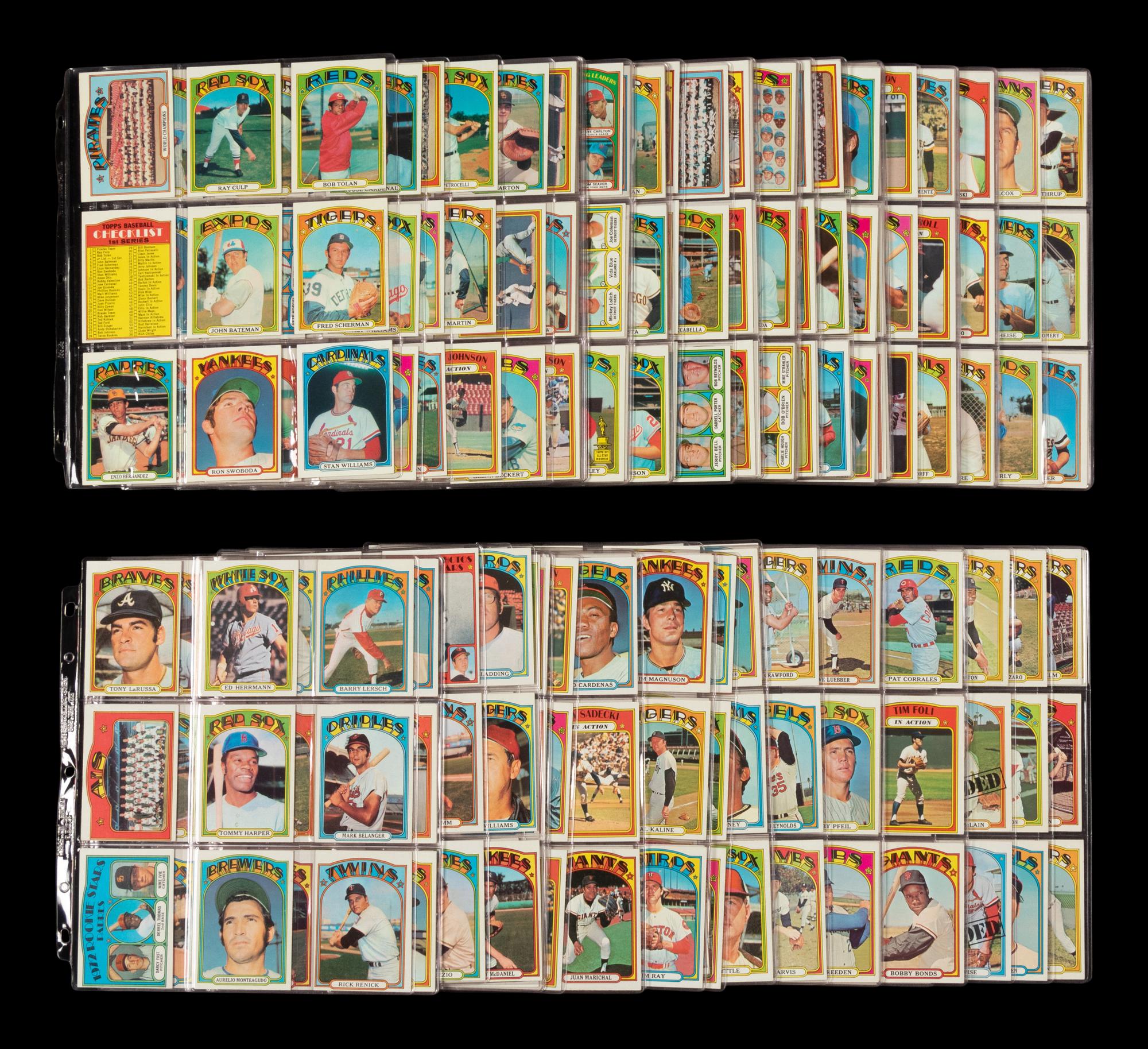 A Complete Set of 1972 Topps Baseball Cards (787/787)