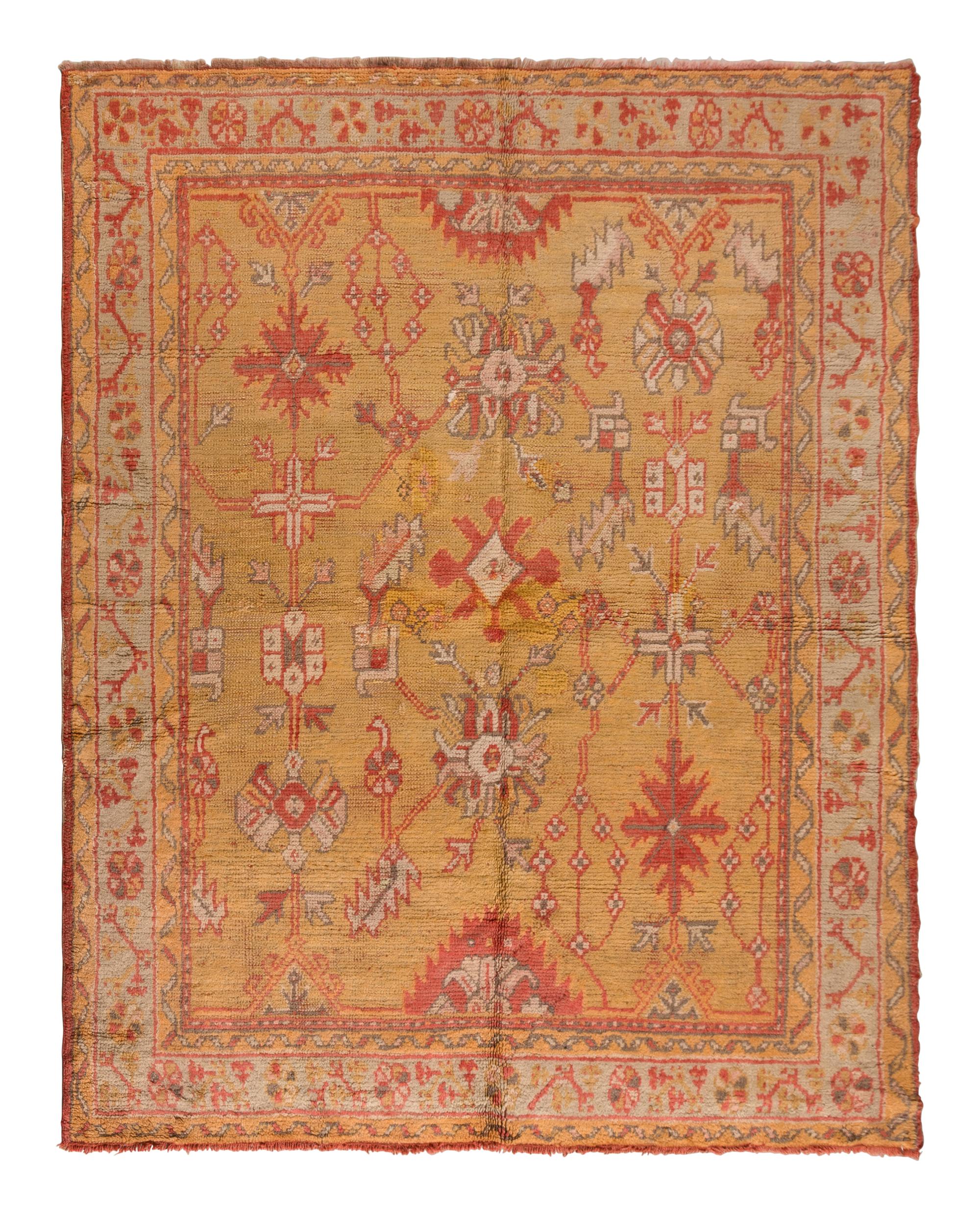 An Oushak Rug
