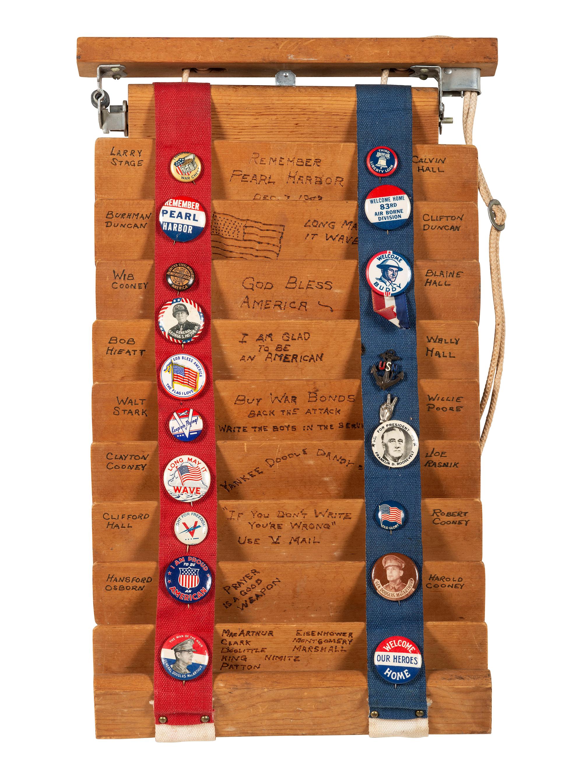 [WORLD WAR II]. Homefront and commemorative items.