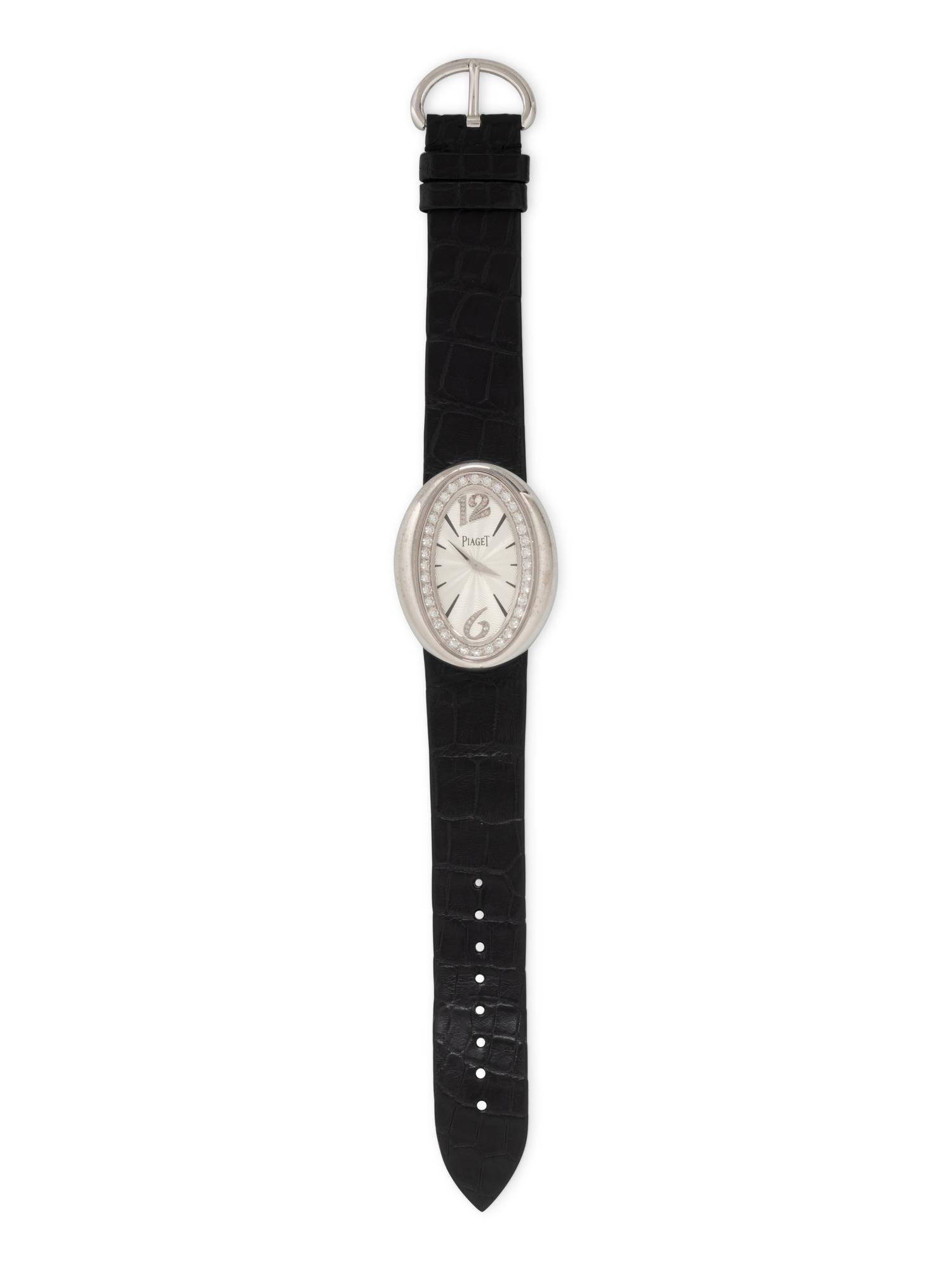 PIAGET, 18K WHITE GOLD AND DIAMOND 'LIMELIGHT MAGIC HOUR' WATCH