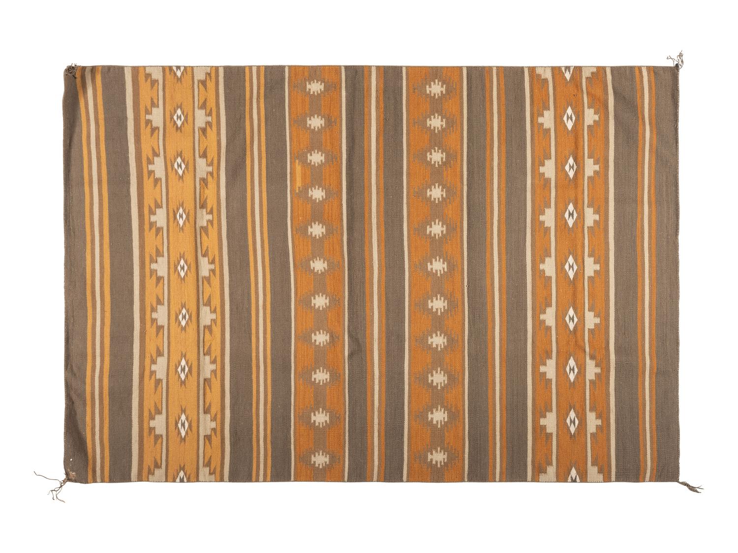 Navajo Wide Ruins Pattern Weaving / Rug, From the Collection of Forrest Fenn, New Mexico