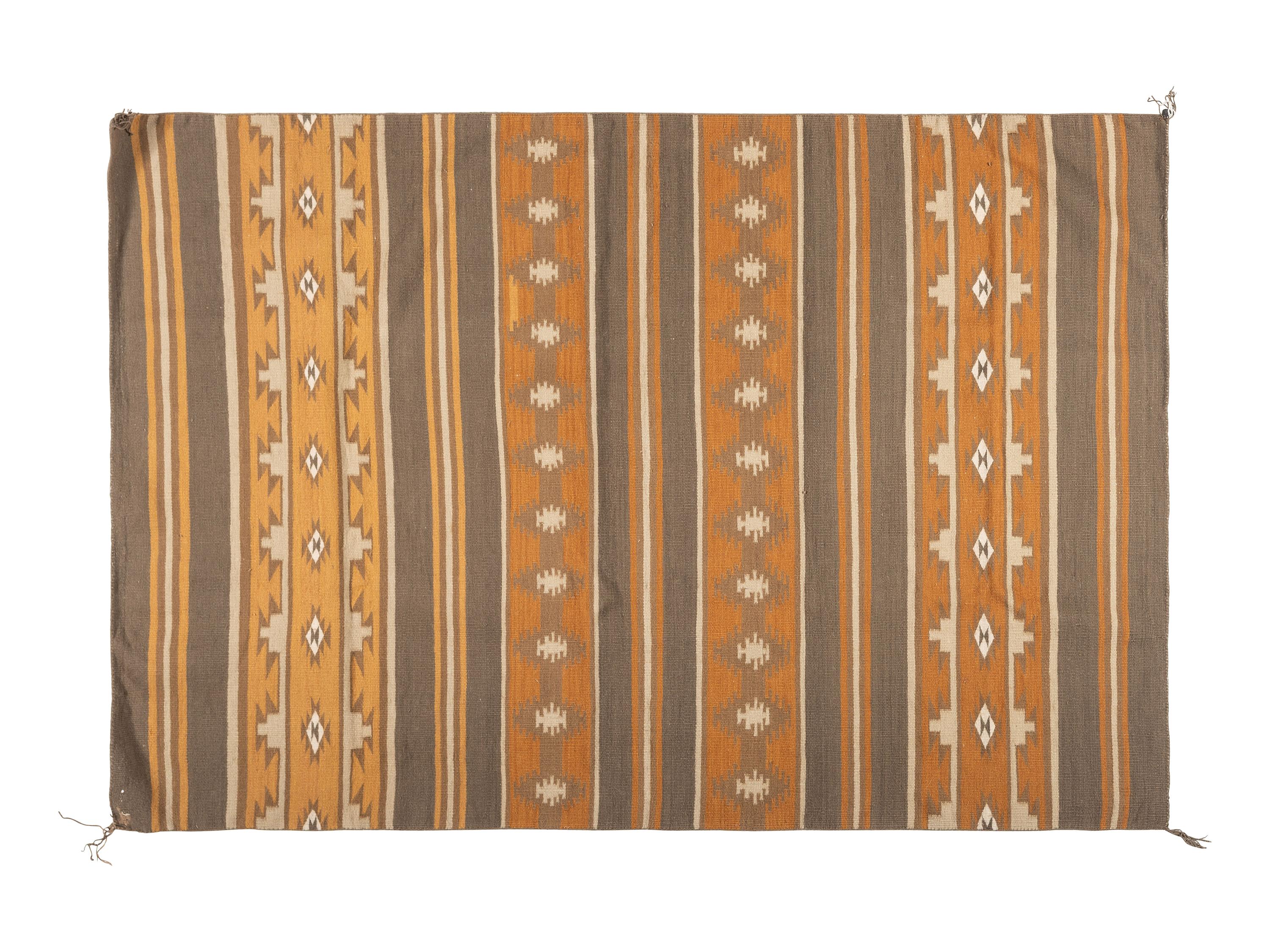 Navajo Wide Ruins Pattern Weaving / Rug, From the Collection of Forrest Fenn, New Mexico