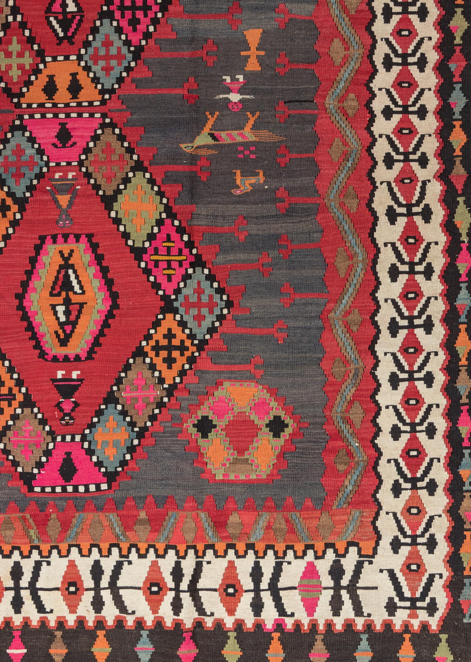 A Turkish Kilim Wool Rug