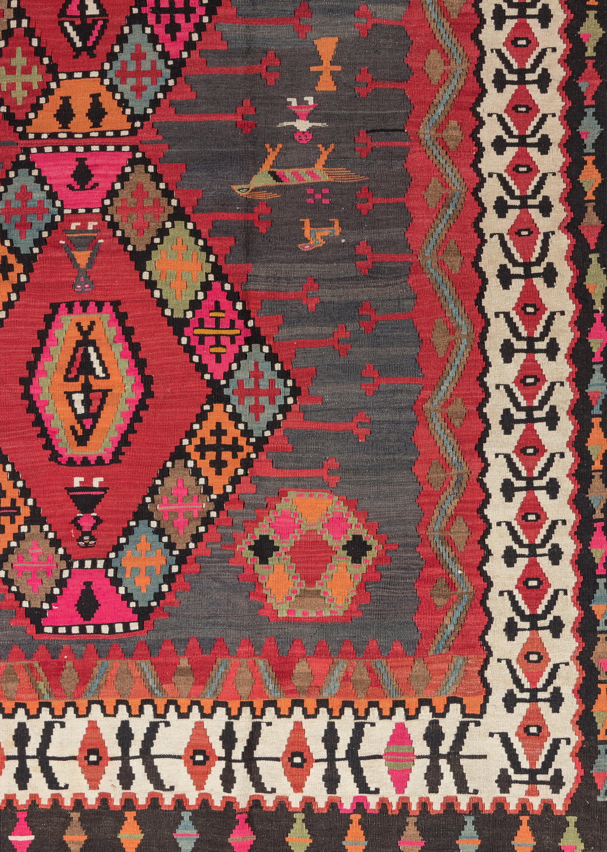 A Turkish Kilim Wool Rug