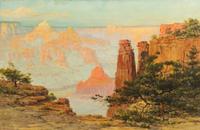Louis Benton Akin, (American, 1868-1913), Grand Canyon, 1909