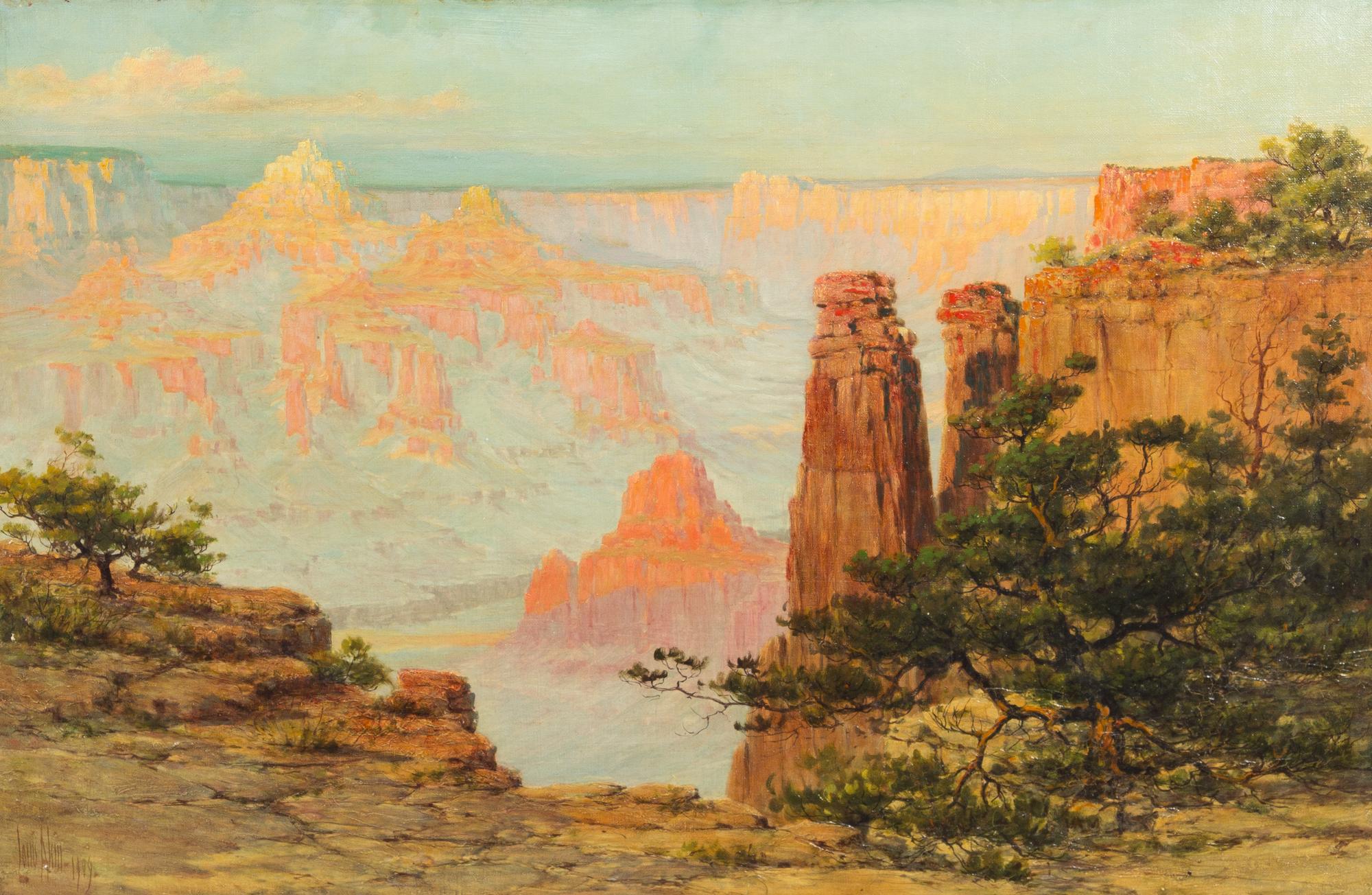 Louis Benton Akin, (American, 1868-1913), Grand Canyon, 1909