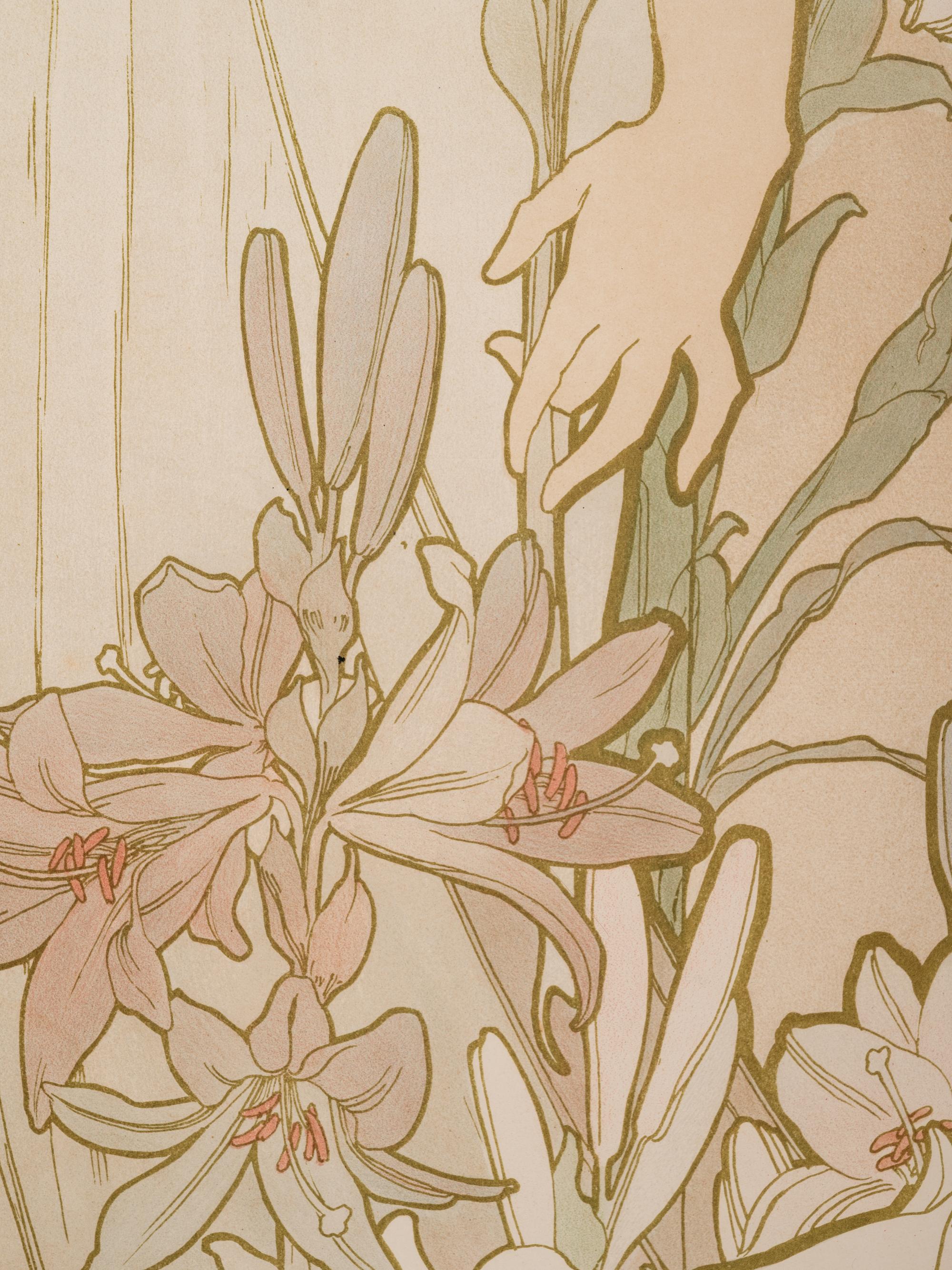 Les Fleurs (l'œillet, le lys, la rose, l'iris)