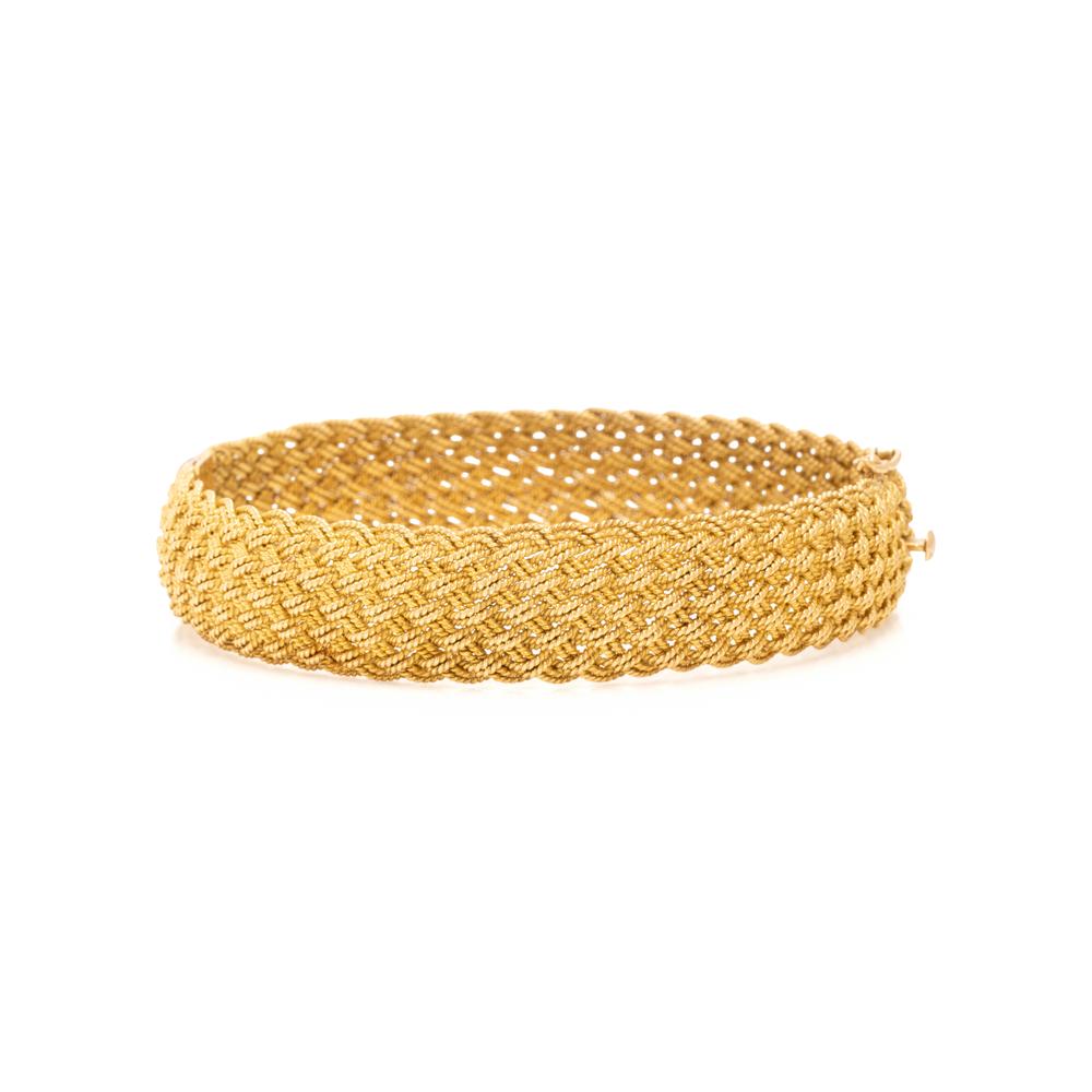 Yellow Gold Bangle Bracelet