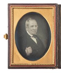 [EARLY PHOTOGRAPHY]. 18 quarter plate or smaller daguerreotype portraits of gentlemen.
