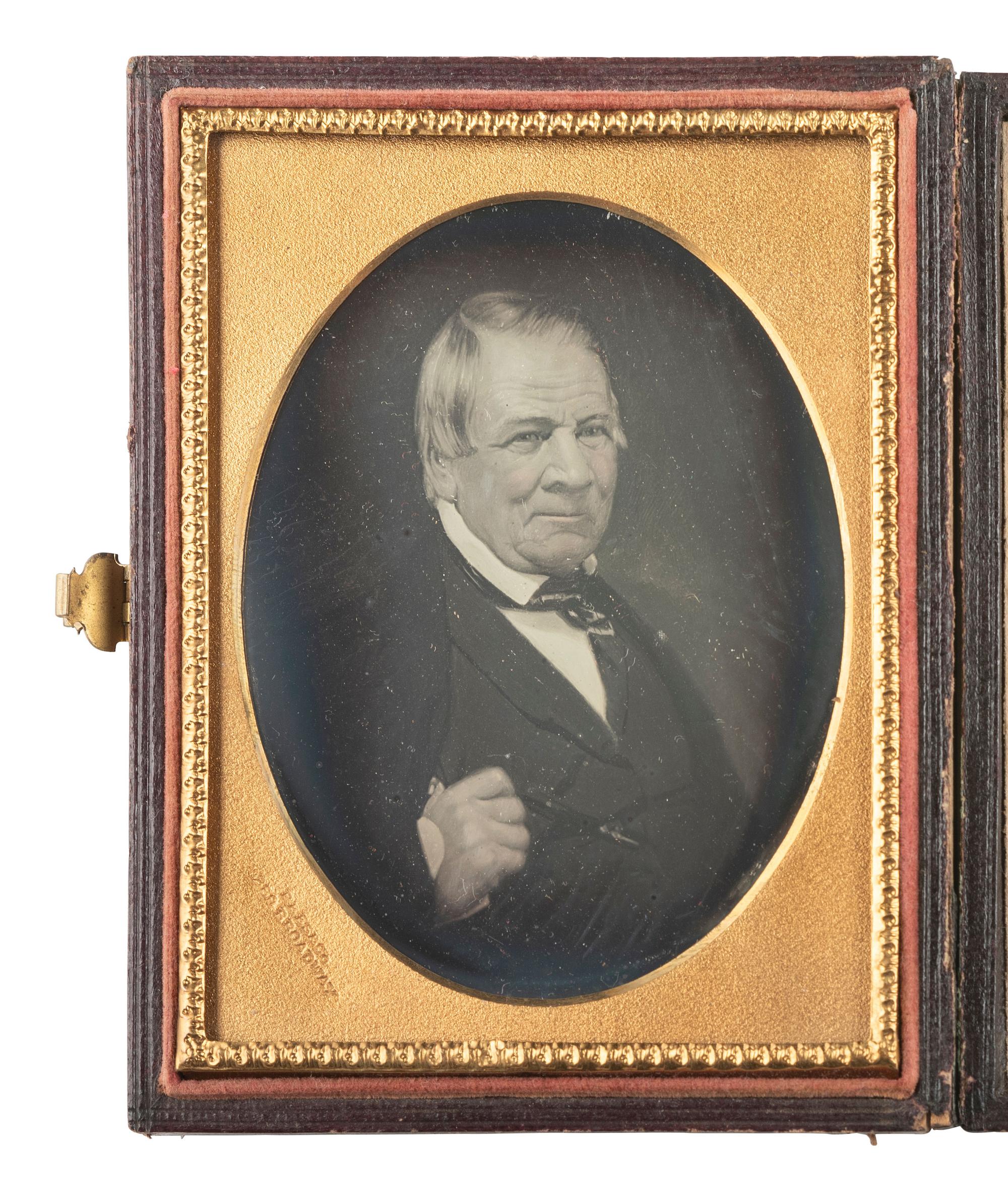 [EARLY PHOTOGRAPHY]. 18 quarter plate or smaller daguerreotype portraits of gentlemen.