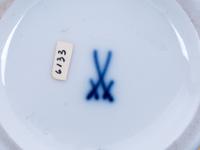 A Meissen Painted and Parcel Gilt Porcelain Circular Box