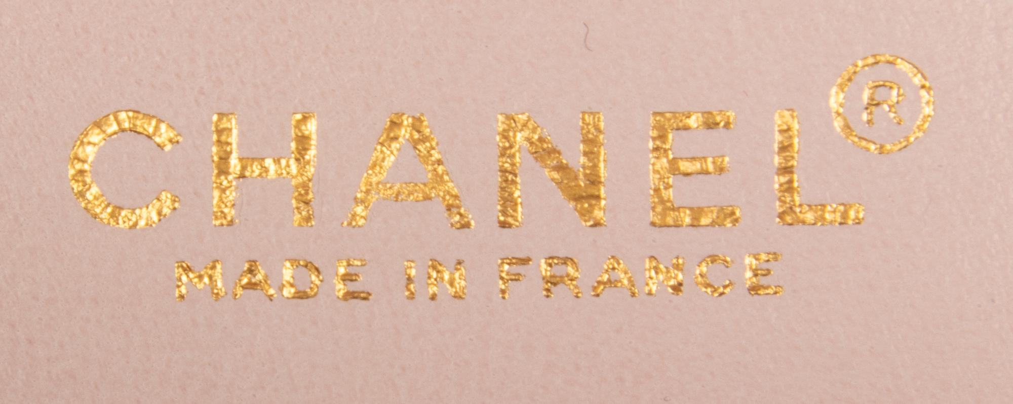 CHANEL, PALE PINK CAMELLIA BAG