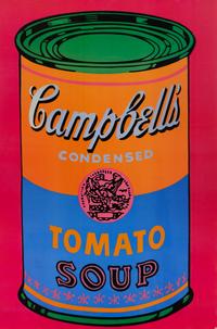 Soup Can Tomato Colored- Large