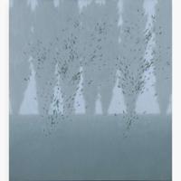 Robert Kipniss (American, b.1931) Landscape w/ green leaves