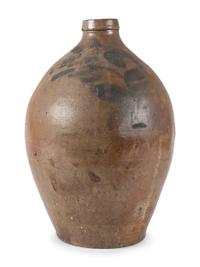An Ohio Cobalt Decorated Stoneware Jug