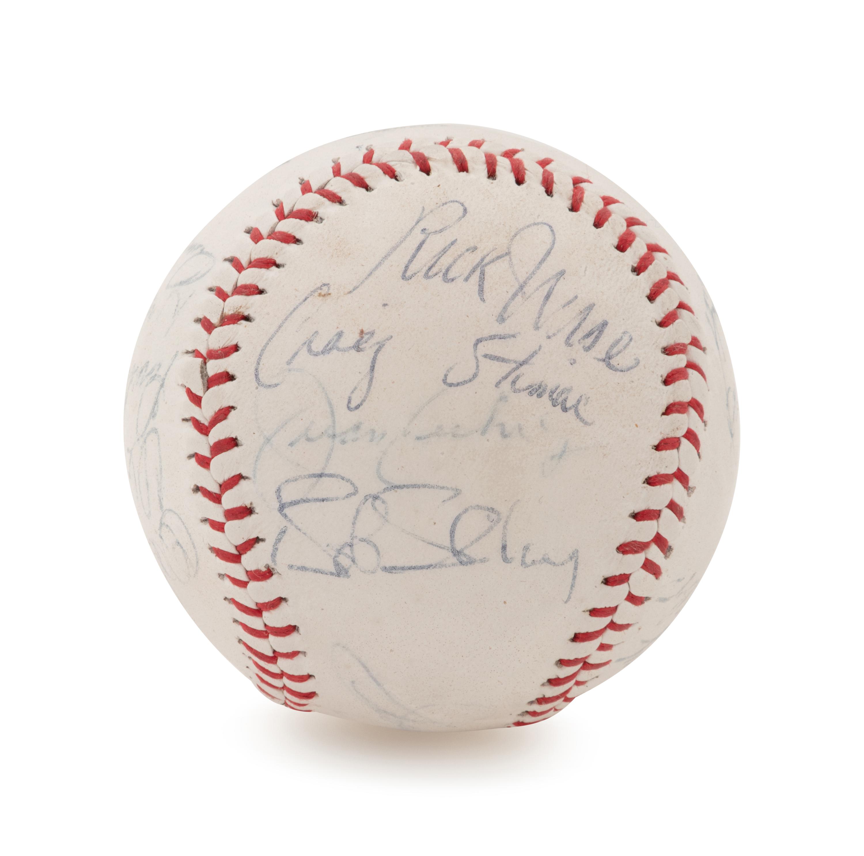 Two Ozzie Smith Signed Baseballs