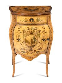 An Italian Neoclassical Painted Commodino