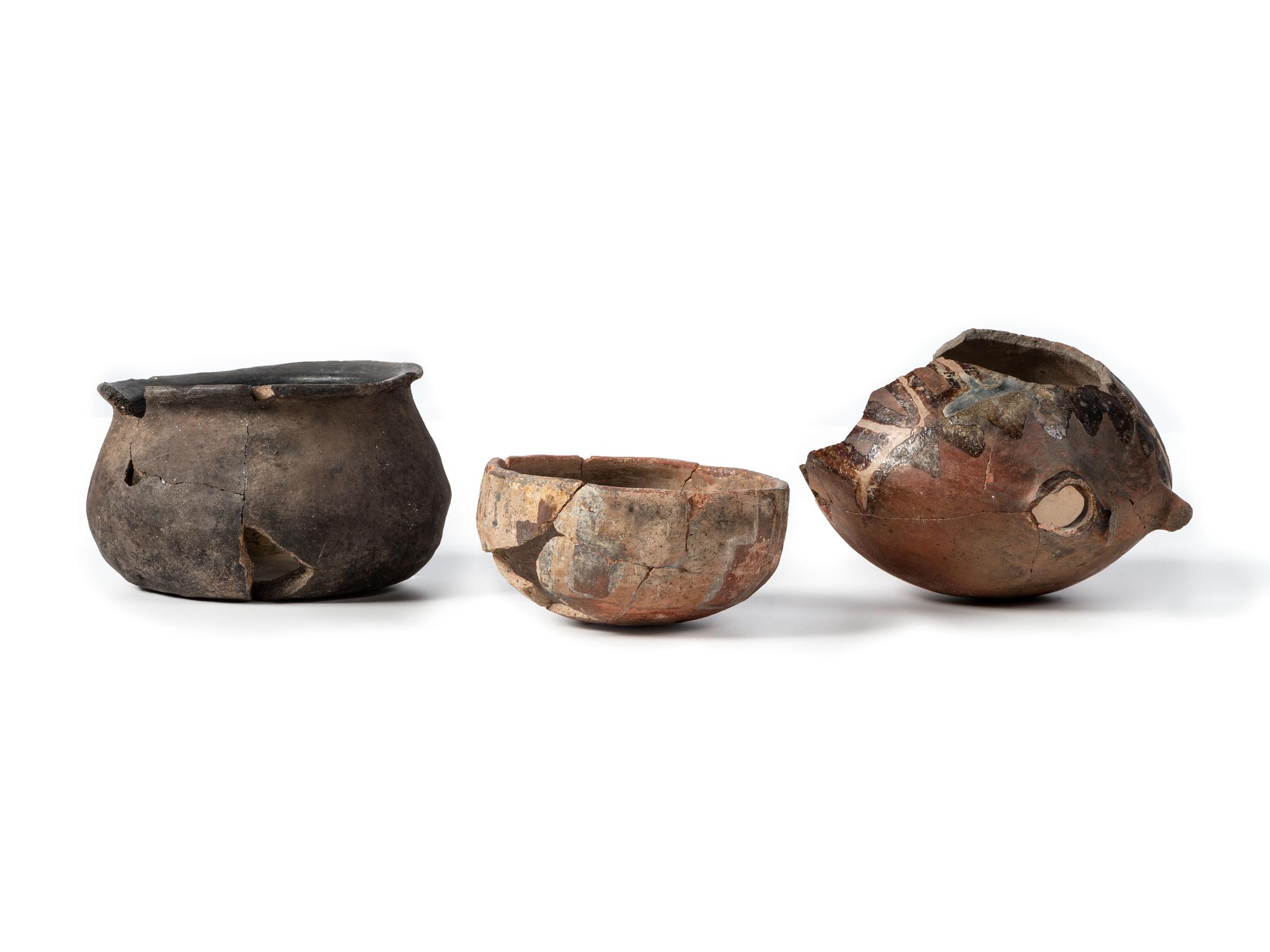 Group of San Lazaro Pueblo Pottery, From the Collection of Forrest Fenn