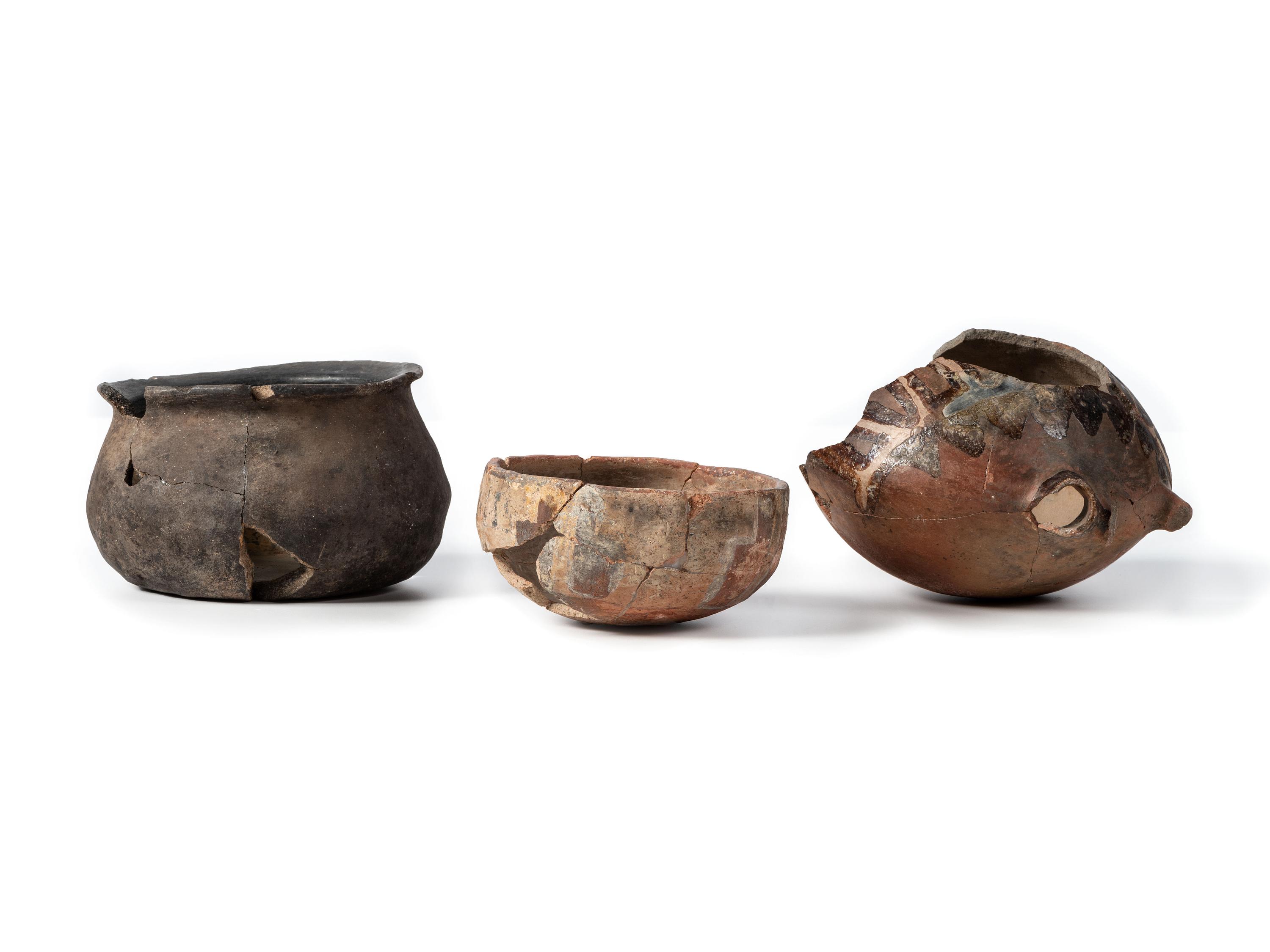 Group of San Lazaro Pueblo Pottery, From the Collection of Forrest Fenn