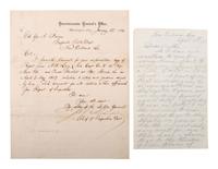 [CIVIL WAR]. Documents related to the occupation of New Orleans and Union troops in Louisiana.