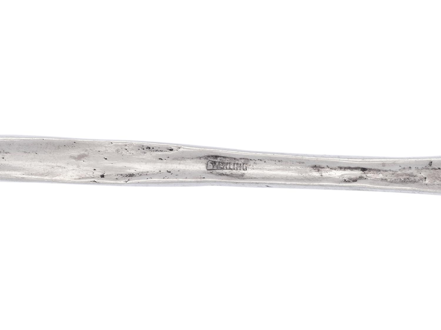 A Set of American Silver Salad Servers