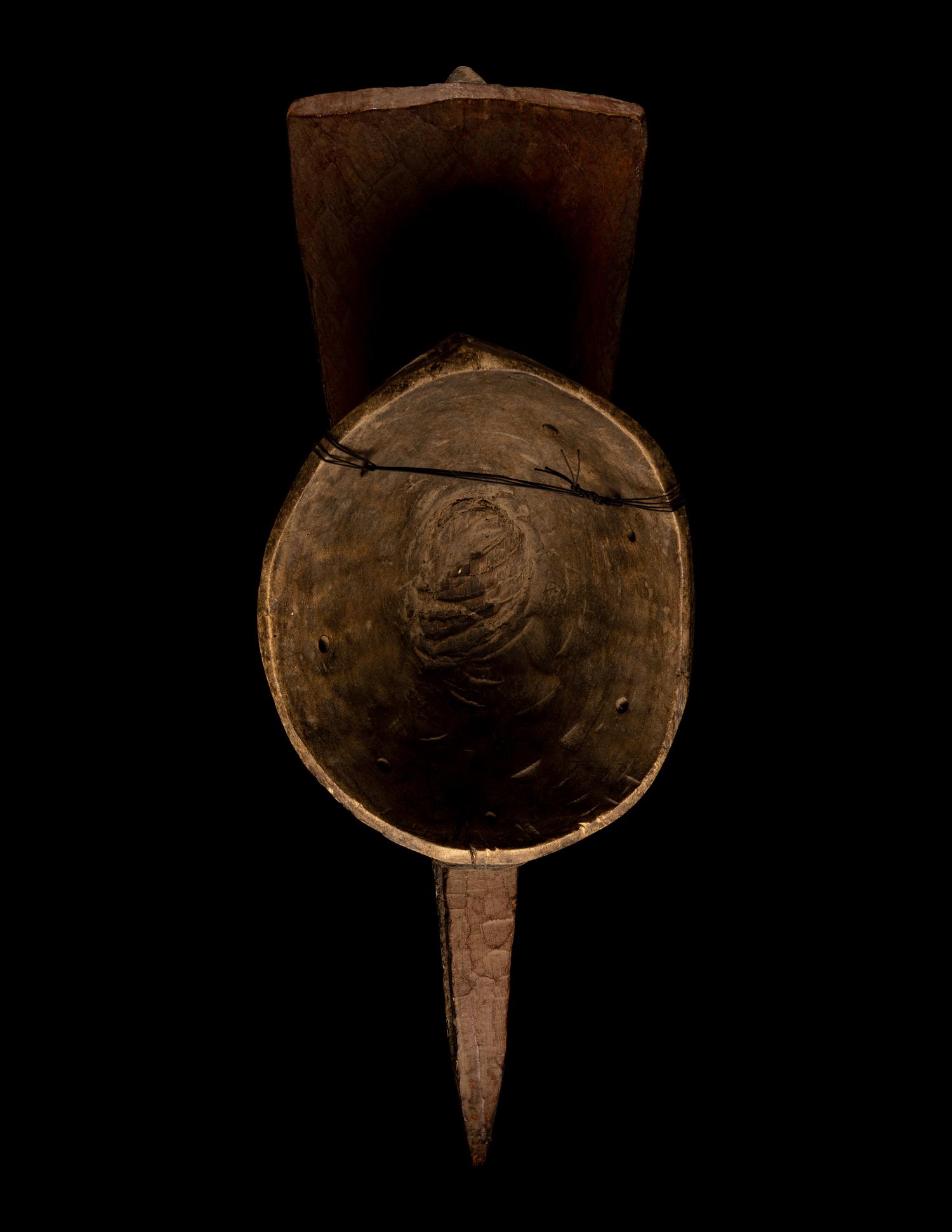 Two Mossi Wood Bird Helmet Masks