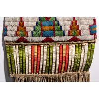 Sioux Beaded Hide Tobacco Bag