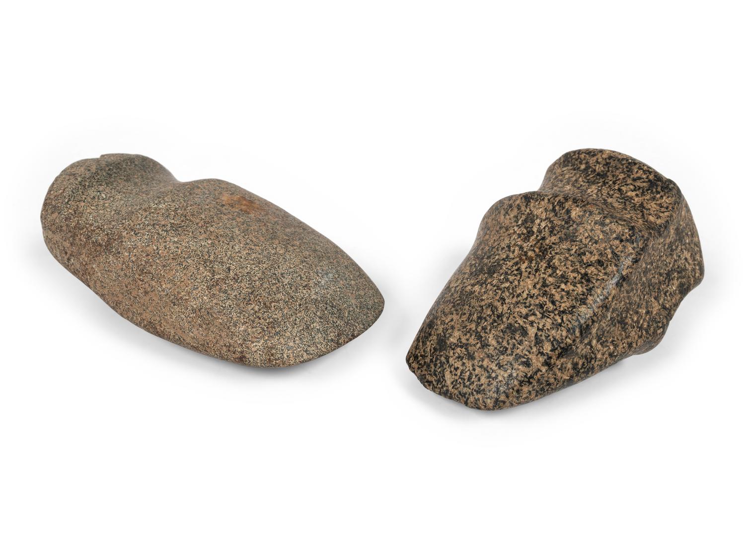 A Group of Granite 3/4 Groove Axes