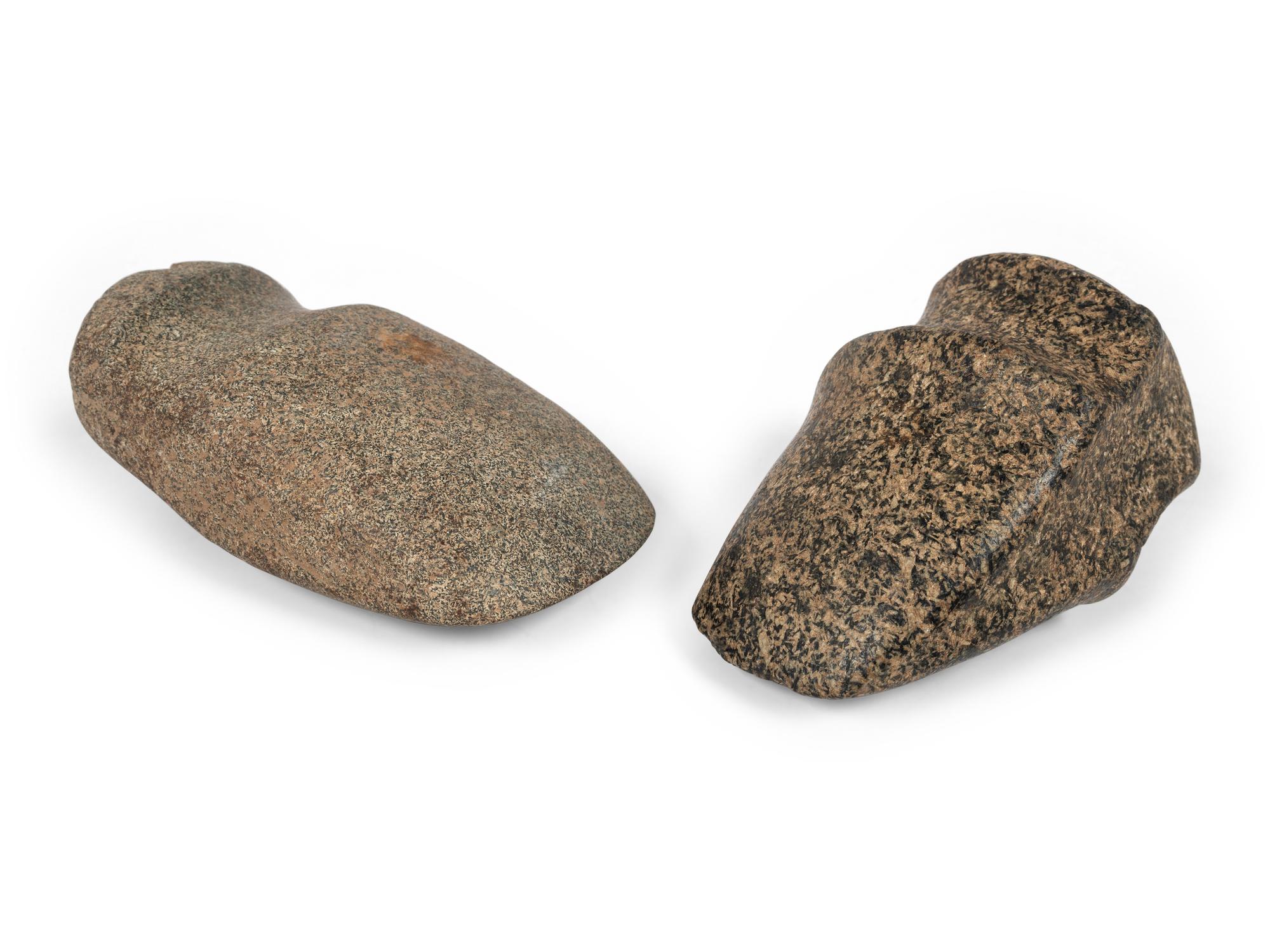 A Group of Granite 3/4 Groove Axes