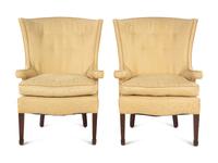 A Pair of Upholstered Armchairs