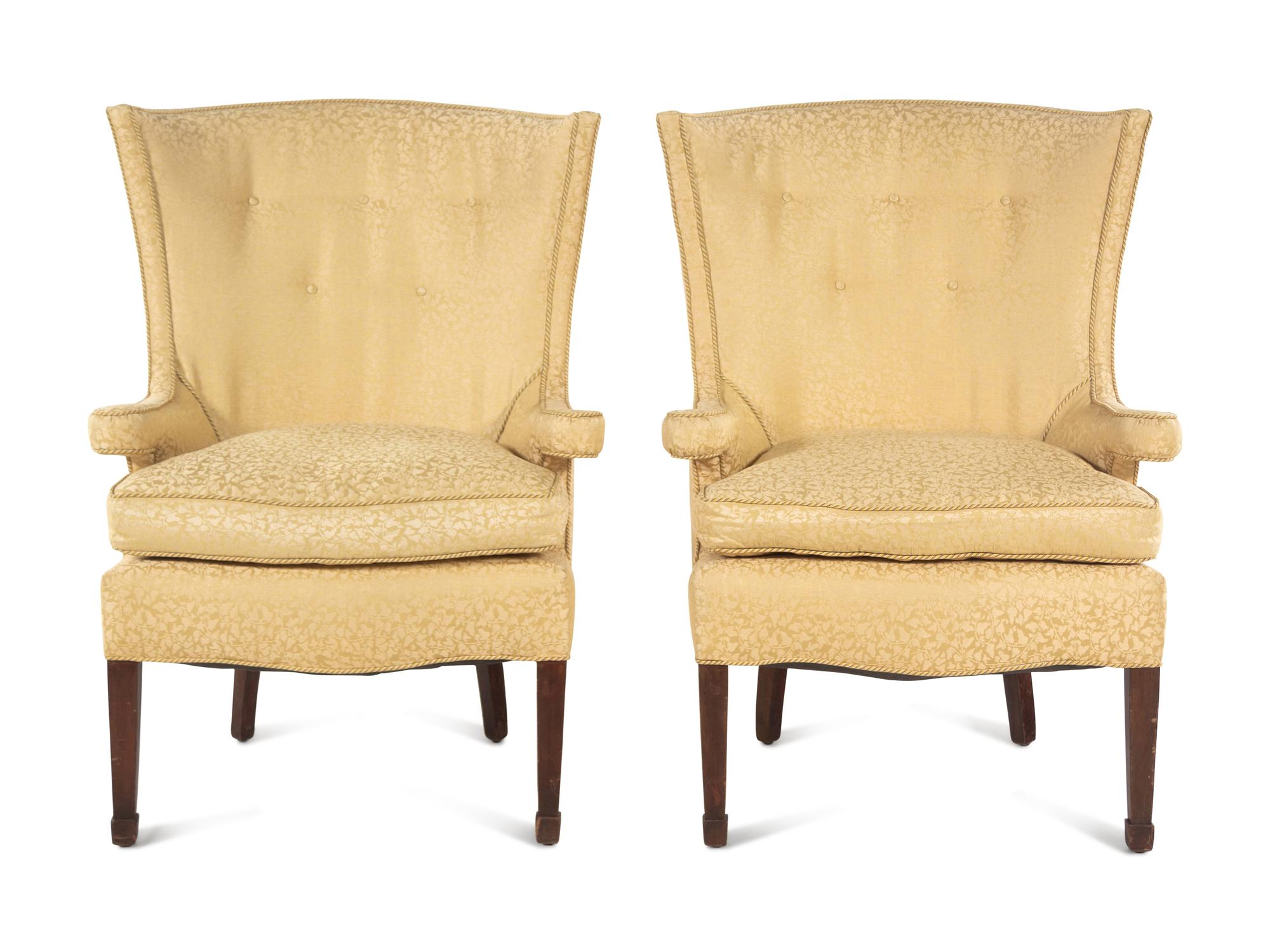 A Pair of Upholstered Armchairs