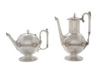 An American Silver Five-Piece Tea and Coffee Service
