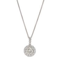 CHRISTOPHER DESIGNS, DIAMOND PENDANT/NECKLACE