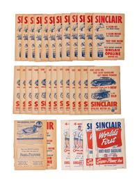 A Group of Over 30 1947-51 Jackie Robinson Brooklyn Dodgers Programs / Scorecards