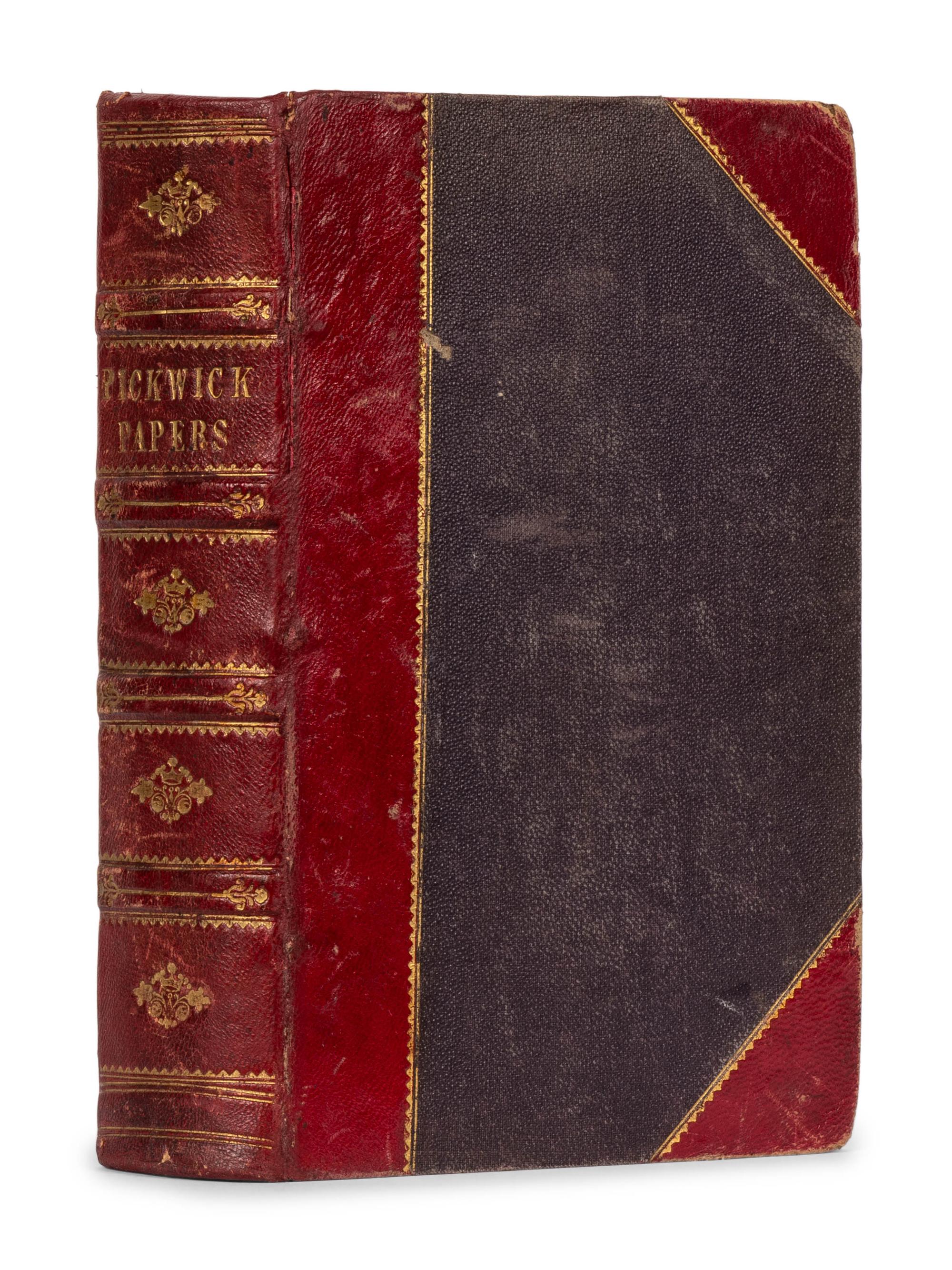 DICKENS, Charles (1812-1870). The Posthumous Papers of the Pickwick Club . London: Chapman and Hall, 1837.