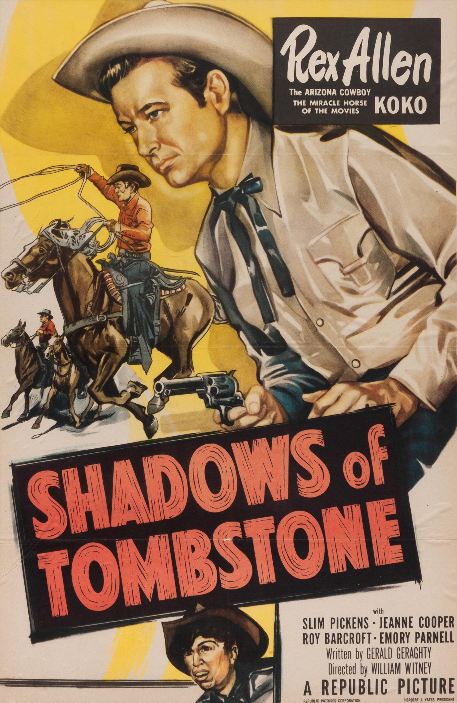 Vintage Movie Poster, Shadows of Tombstone