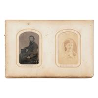 [Civil War] Carte de Visite Albums of Soldiers and Civilians incl. a Photographer with His Camera