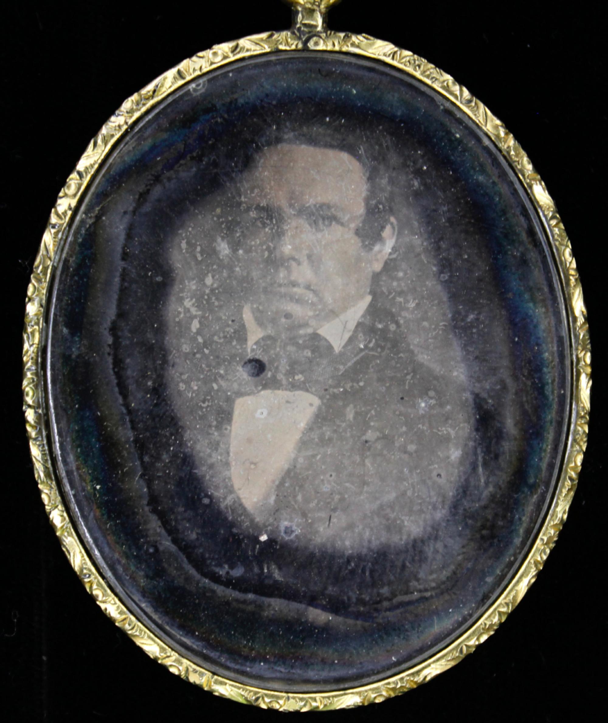 [Daguerreotypes] Pair of Daguerreian Lockets on Chain