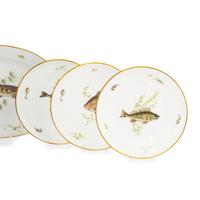 A Richard Ginori Porcelain Fish Service
