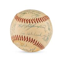 A 1955 Detroit Tigers Team Signed Autograph Baseball (Beckett Authentication Services)