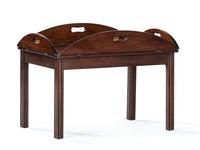 A Mahogany Hinged Butler's Tray Table